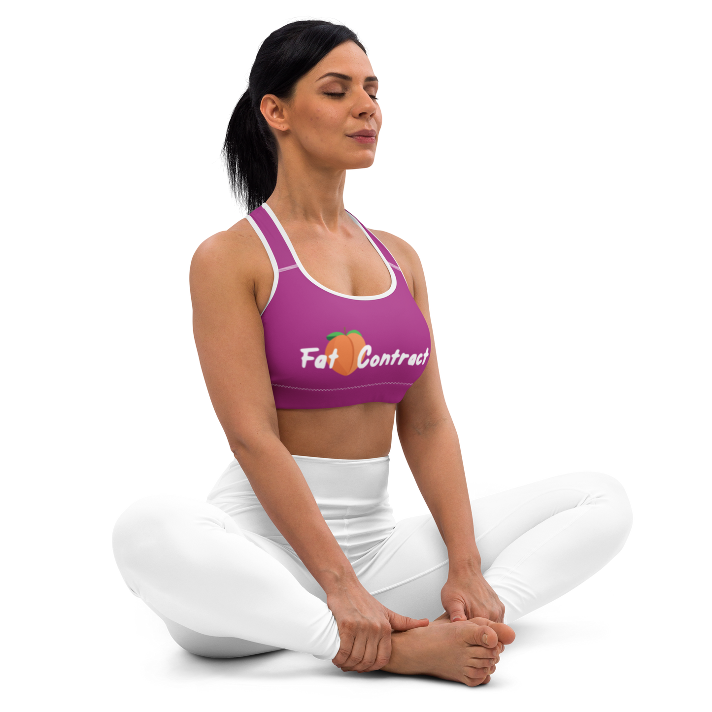 Sports Bra-Violet Fat Booty Contract