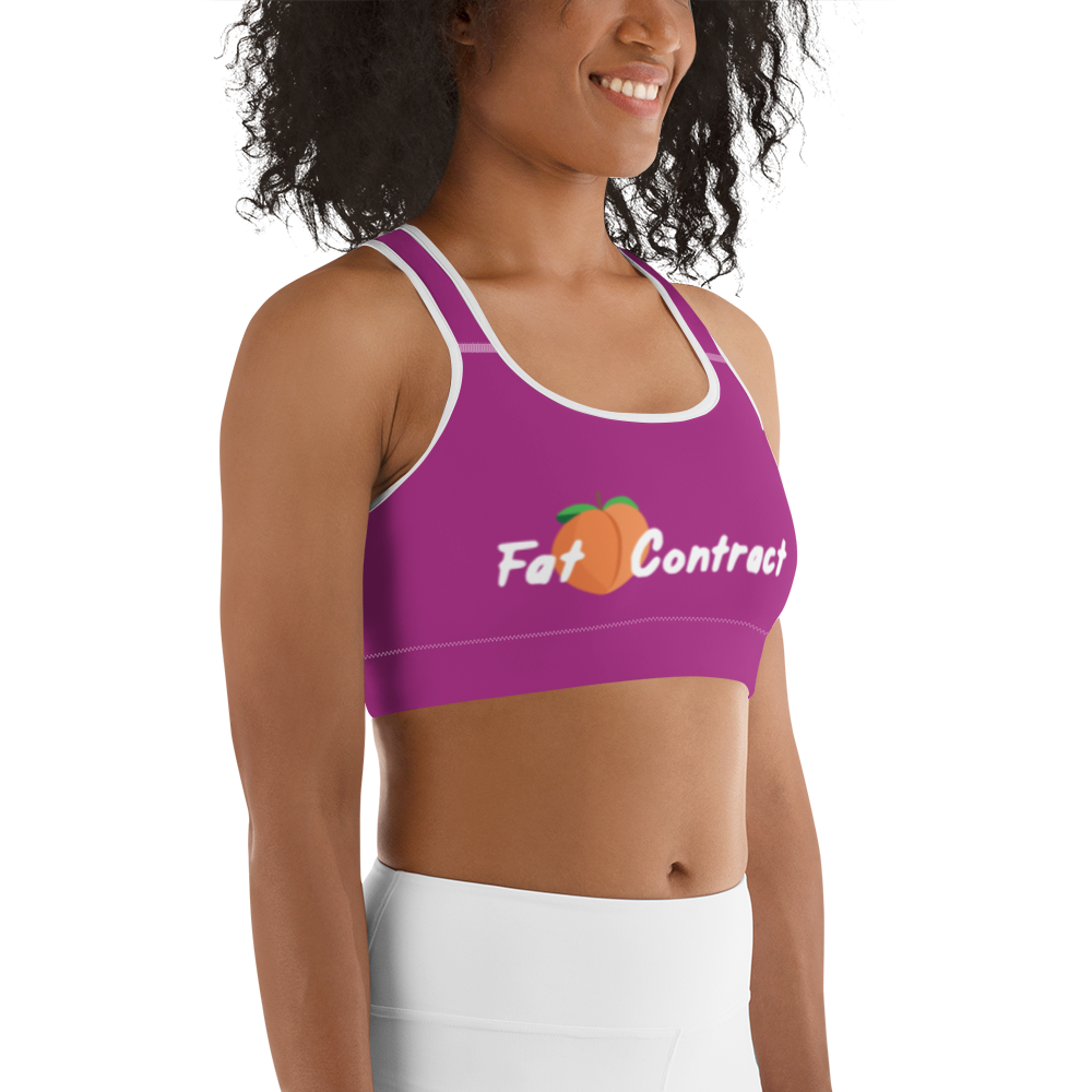 Sports Bra-Violet Fat Booty Contract