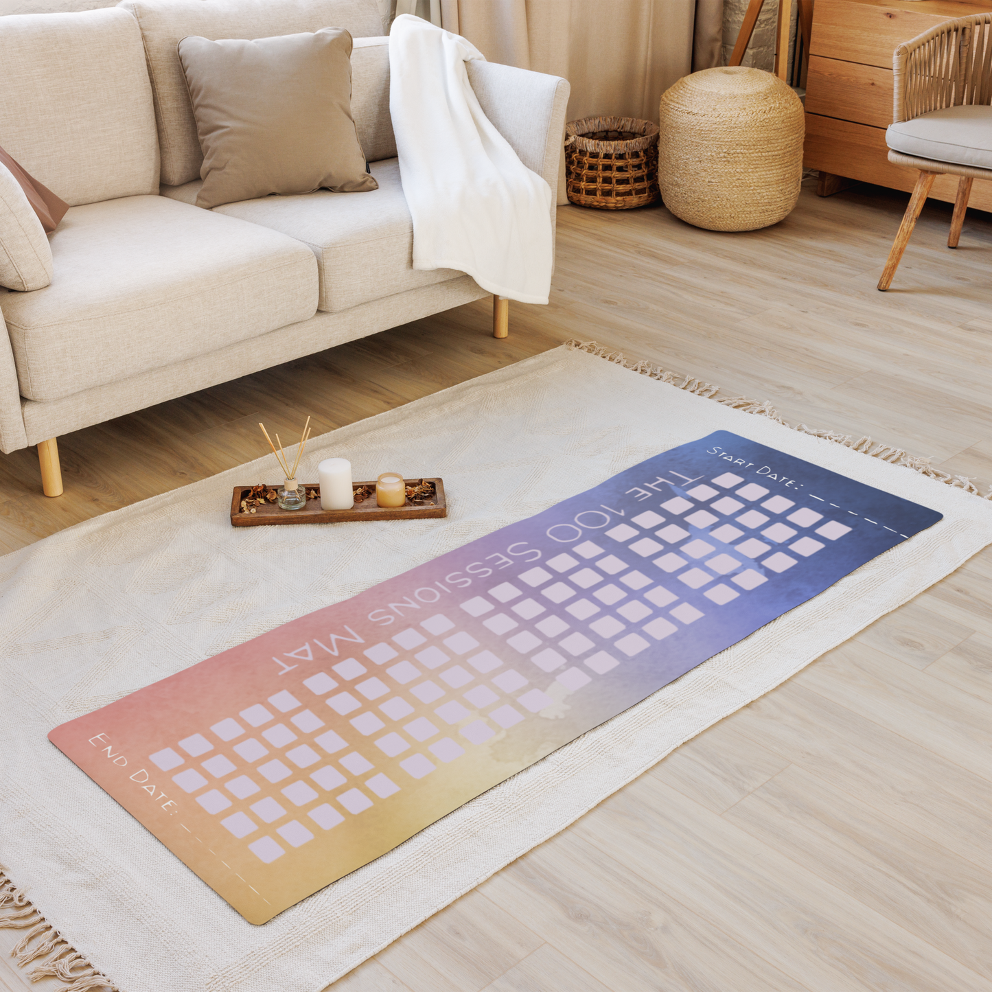 The 100 Sessions Mat (Floral)