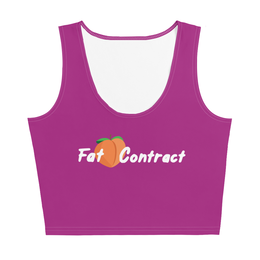 Crop Top - Violet Fat Booty Contract