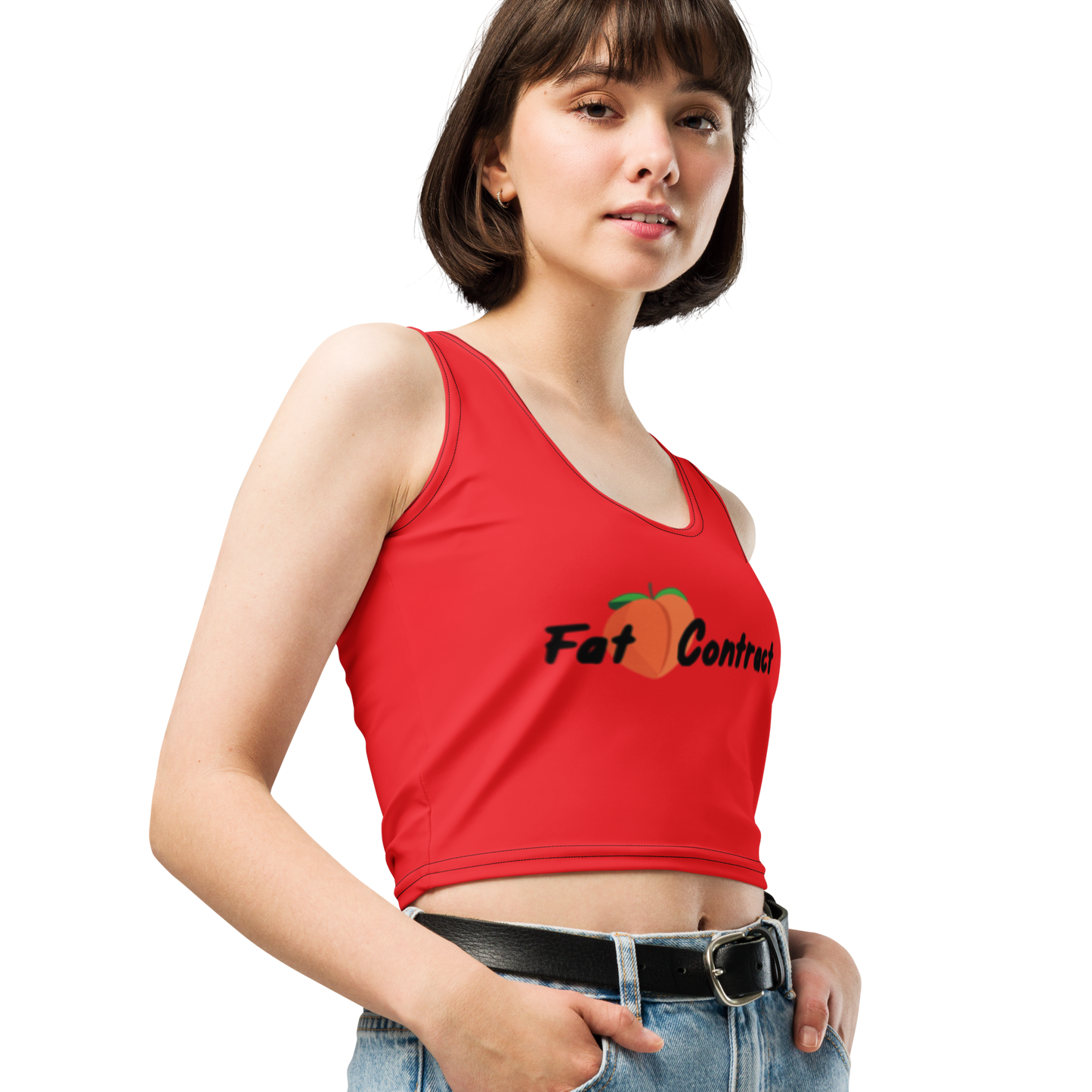 Crop Top - Red Fat Booty Contract