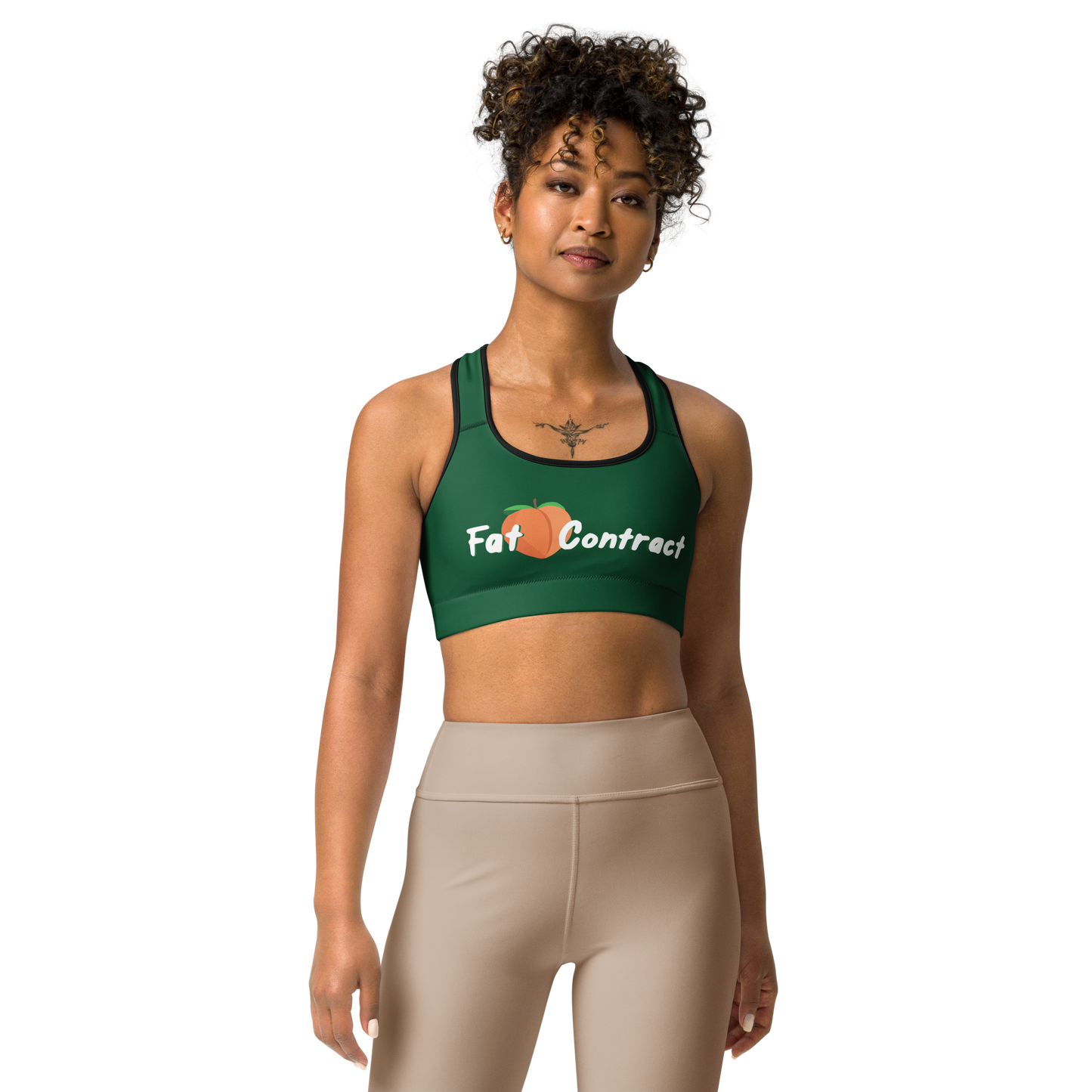 Sports Bra- Green Fat Booty Contract