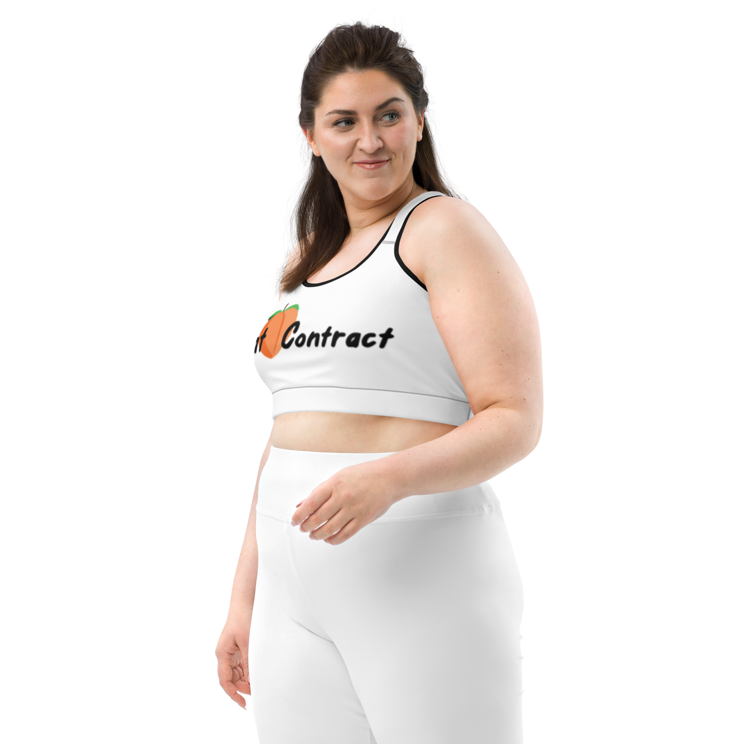 Sports Bra- White Fat Booty Contract