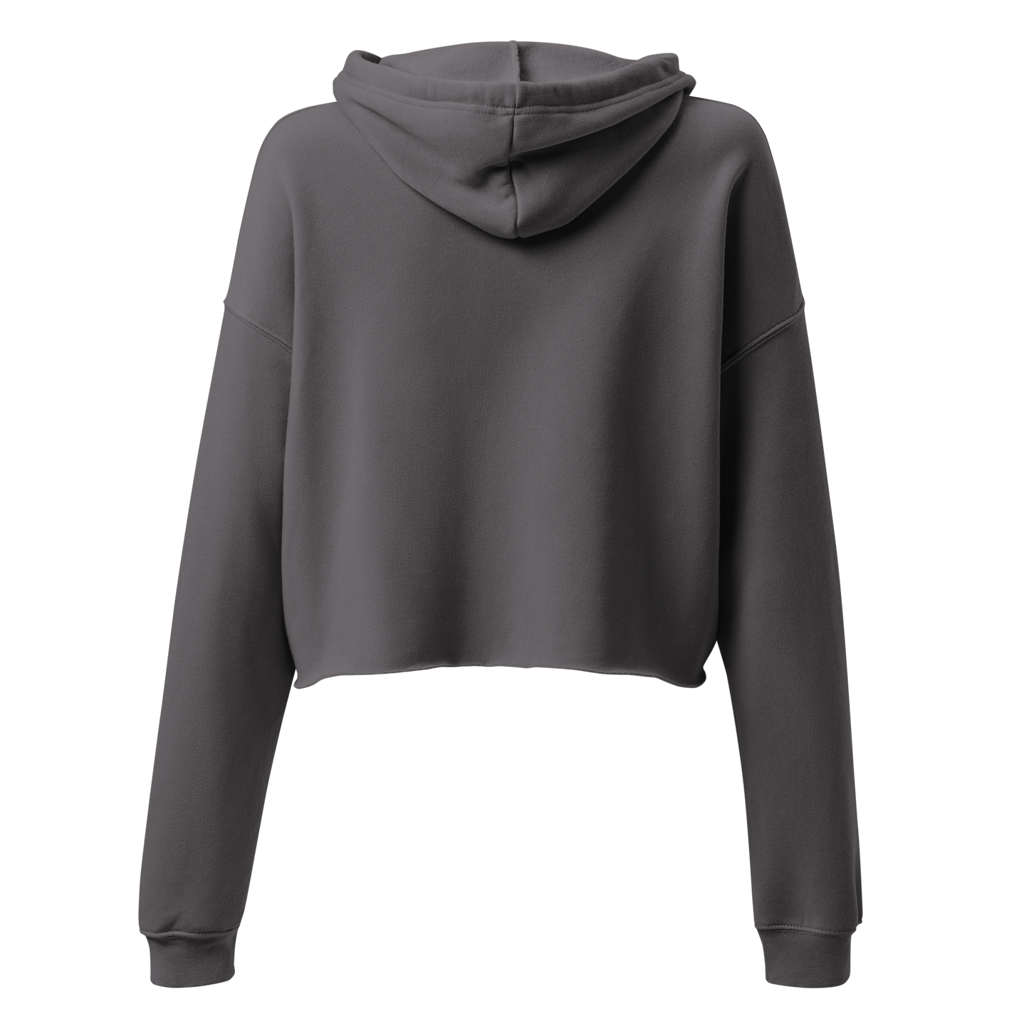Crop Hoodie - Fat Booty Contract Grey